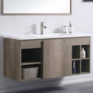 KQ-S2712 瓷盆不鏽鋼浴櫃組/寬121CM