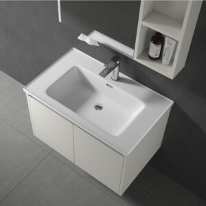 KQ-S2080/9880 瓷盆不鏽鋼浴櫃組/寬81CM