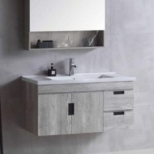 KQ-P0405 瓷盆PVC防水浴櫃組/寬101CM