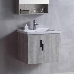 KQ-P0460 瓷盆PVC防水浴櫃組/寬61CM