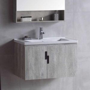 KQ-P0480 瓷盆PVC防水浴櫃組/寬81CM