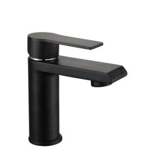 KQ-S6803 不鏽鋼面盆龍頭-霧黑