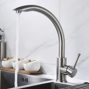 KQ-S7201 不鏽鋼廚房龍頭-砂光