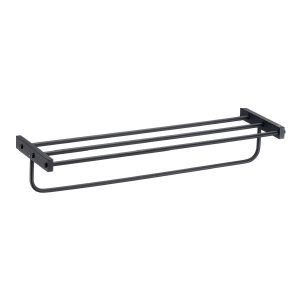 P-412MB 雙層放衣架-霧黑