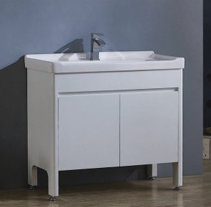 卡尼斯BR-905 - 瓷盆PVC防水洗衣櫃/寬90公分