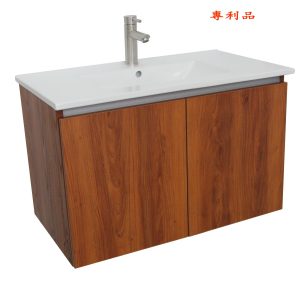 LB9080EH 瓷盆PVC防水浴櫃組/寬80公分