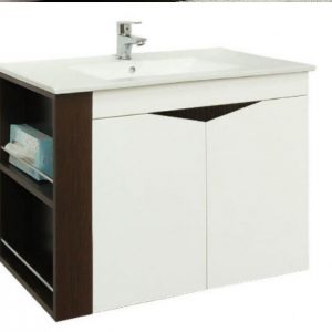 LB9060EFW-BA416EO瓷盆PVC防水浴櫃組(胡桃木)/寬70公分 (複製)