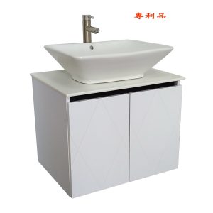 LB7030H-LB7909 瓷盆PVC防水浴櫃組/寬65公分