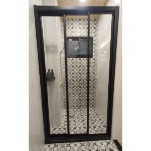 HU-B100G 有框(黑框)一字三門強玻