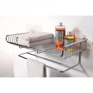 660-89 無痕不鏽鋼雙層放衣架/寬60公分