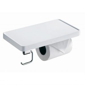 D-12751 不鏽鋼衛生紙架+置物平台