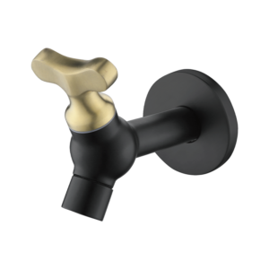 D-378 黑玫瑰金壁式長栓/單出水