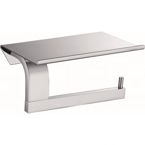 D-416 多功能銅衛生紙架+置物平台