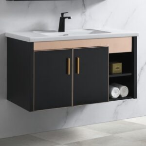 KQ-S3014/9610 瓷盆不鏽鋼浴櫃組/寬101CM