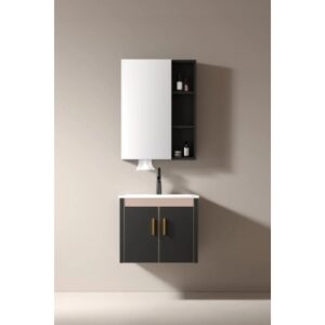 KQ-S3060 瓷盆不鏽鋼浴櫃組/寬60CM