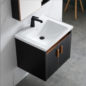 KQ-S3060/9660 瓷盆不鏽鋼浴櫃組/寬61CM