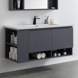 KQ-S3211/S3212 陶瓷盆不鏽鋼浴櫃組/寬120CM