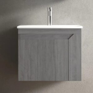 KQ-P0961/P0962 瓷盆發泡板浴櫃組/寬60CM