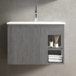 KQ-P0964/9660 瓷盆發泡板浴櫃組/寬60CM