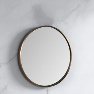 KQ-S5587B 不鏽鋼圓鏡-金框/寬60公分