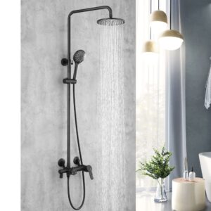 KQ-S6903 不鏽鋼花灑淋浴龍頭-黑