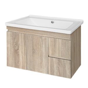 PV5580-K30 馬丁木紋面盆置物櫃/寬80CM