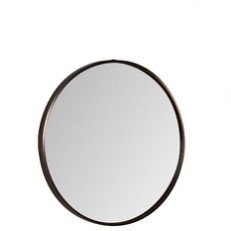 KQ-S5587C 不鏽鋼圓鏡-玫瑰金框/寬60公分