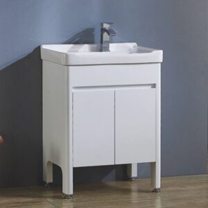 卡尼斯BR-605 瓷盆PVC防水洗衣櫃/寬60公分