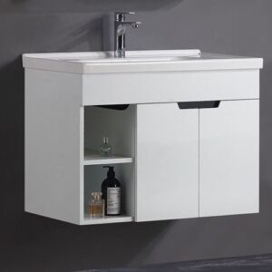 卡尼斯/KARNS AR-6108/AR-6109 瓷盆PVC防水浴櫃組(寬81、91CM)