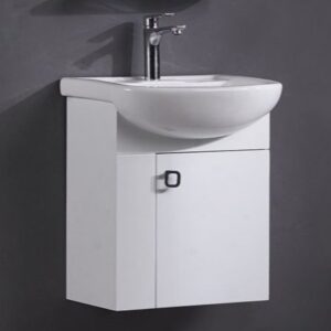 卡尼斯AR-8515 瓷盆PVC防水浴櫃組(白)/寬50公分