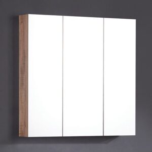 卡尼斯/KARNS D-09-14 PVC防水鏡櫃(木紋)/寬80公分