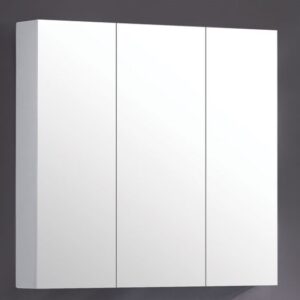 卡尼斯/KARNS D-09 PVC防水鏡櫃(白)/寬80公分