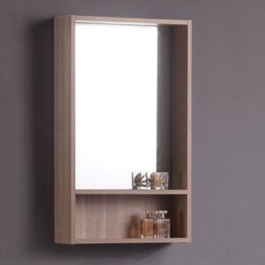 卡尼斯/KARNS D-12-22 木紋PVC防水鏡櫃/寬45公分