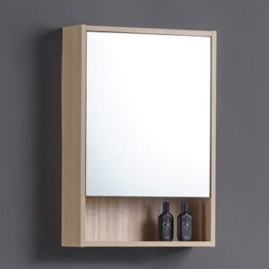 卡尼斯/KARNS D-14-03 PVC防水鏡櫃(木紋)/寬45公分