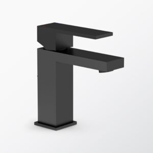 W3160849-TW4 海廷頓-魔方單把臉盆龍頭-消光黑