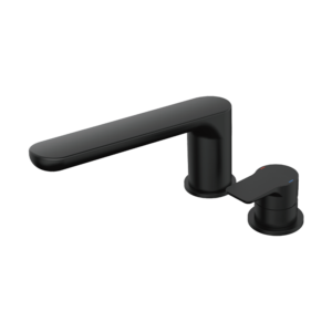 D-8022MB 二件式浴缸龍頭/消光黑