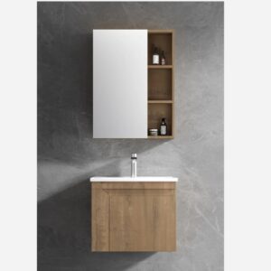 KQ-P0261/9860 瓷盆發泡板浴櫃組/寬60CM/左開放