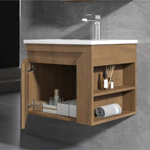 KQ-P0262/9860 瓷盆發泡板浴櫃組/寬60CM/右開放:圖片 3