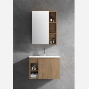 KQ-P0271/9870 瓷盆發泡板浴櫃組/寬70CM/左開放