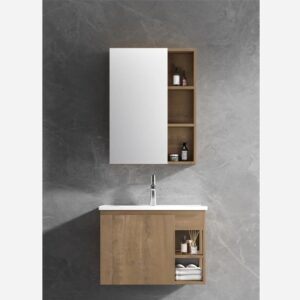 KQ-P0272/9870 瓷盆發泡板浴櫃組/寬70CM/右開放