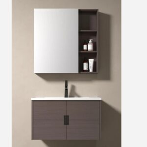 KQ-P0880/9880 瓷盆發泡板浴櫃組/寬80CM