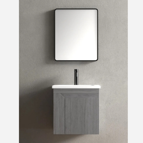 KQ-P0951/1150A 瓷盆發泡板浴櫃組/寬50CM/左開放