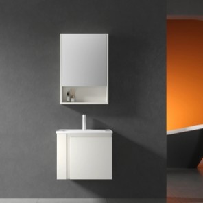 KQ-S2061 瓷盆不鏽鋼浴櫃組/寬60CM/左開放