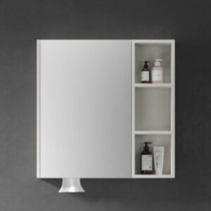 KQ-S2080A 不鏽鋼鏡櫃/寬80公分/附面紙孔