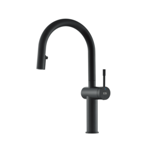 222015 不銹鋼伸縮感應廚房龍頭/拉絲/消光黑