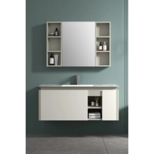 KQ-S3413 瓷盆不鏽鋼浴櫃組/寬120CM