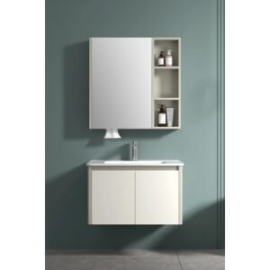 KQ-S3480 瓷盆不鏽鋼浴櫃組/寬80CM