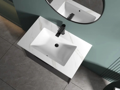 KQ-S3760 瓷盆不鏽鋼浴櫃組/寬60CM:圖片 3