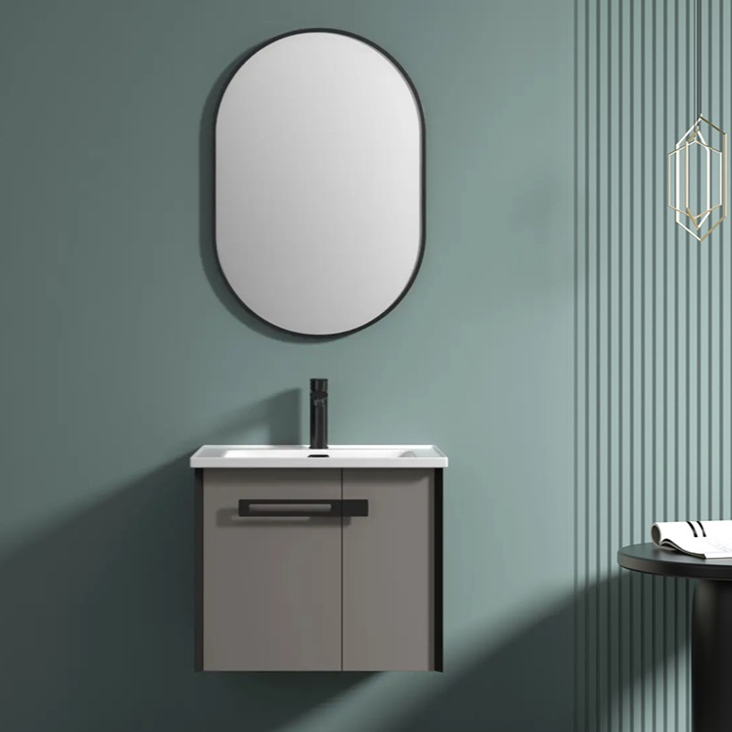 KQ-S3860 瓷盆不鏽鋼浴櫃組/寬60CM