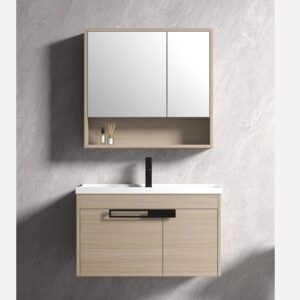 KQ-P8047/8047 瓷盆發泡板浴櫃組/寬80CM